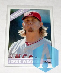 2015 Topps Heritage SP 433 Jered Weaver Angels